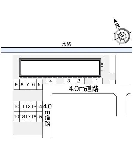 ★手数料０円★岡山市南区南輝２丁目　月極駐車場（LP）